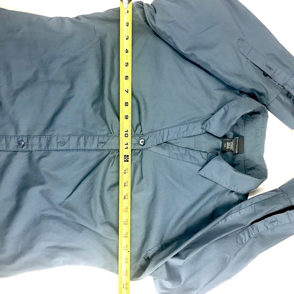 COVINGTON Petite B/D V-Neck Collared Blouse, LP/GP - Picture 4 of 8